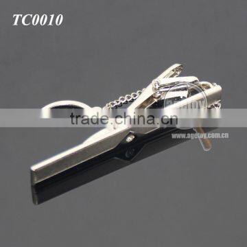 Wholesale Gentleman Silver Simple Necktie Tie Clip Bar Pin Practical Men Style Metal Blank Cheap Tie Clips