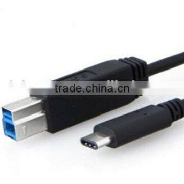 Xinya hot selling new item USB 3.1 Type C To USB 3.0 B male cable printer usb cable