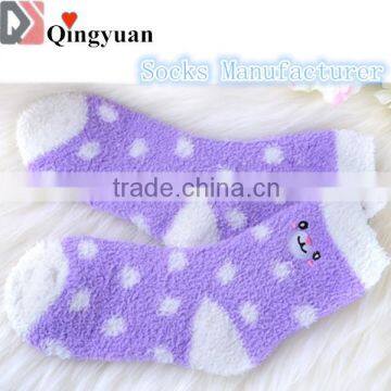 56N Winter warm fuzzy women microfiber socks