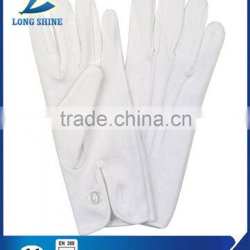 Fashion Button Cuff Organic Dermatological Cotton Thin White Knitted Cotton Gloves Quality Choice Supplier's Ch photo-3