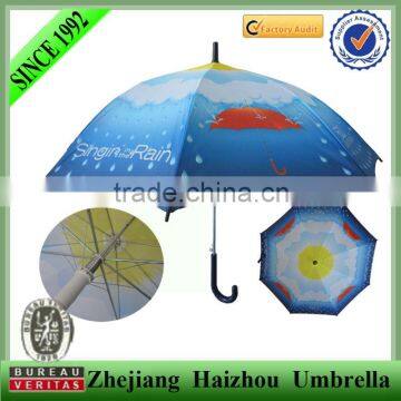 18'' lovely kids umbrella,promotion umbrella with printing