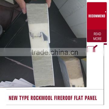 newly-designed Core Insulation PU sealing rock wool sanwich panel