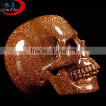 Natural Brown Sand stone crystal skull sale