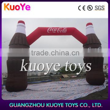 inflatable bottle arch,inflatable arch coca,inflatable arch china