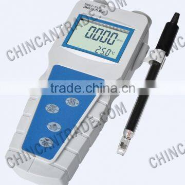 DDBJ-350 and DDB-303A Electronic Portable Conductivity Meter for measure conductivity, TDS, salinity and temperature