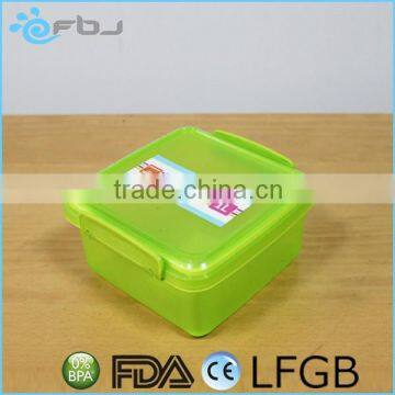 1.0L Green Transparent Plastic Food Container