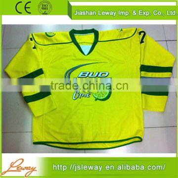 100% polyester jersey custom cheap youth ice hockey jerseys