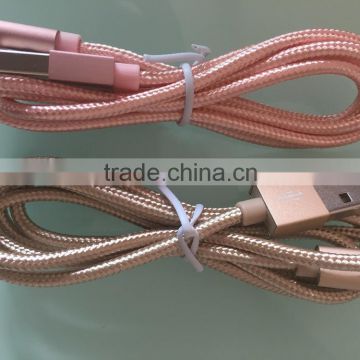 2016 New Design Doble data Cable for Iphone and Samsung