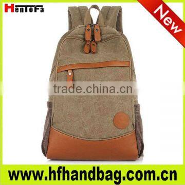 Durable man bag canvas backpack