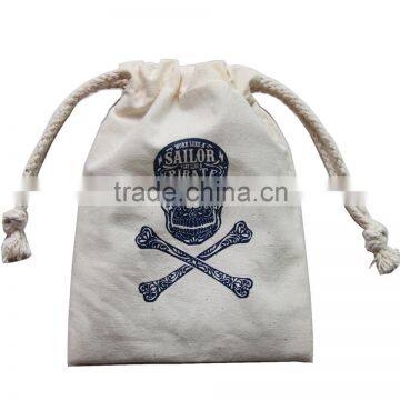 Customized cotton string bag with cooton strings&logo