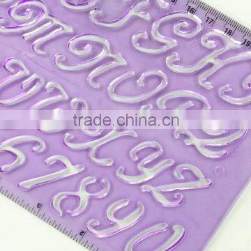 Wholesale Letter Stencil Ruler stencil that is made the plastic ruler continuous stationery printing machine