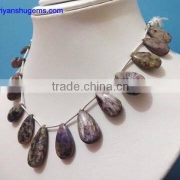 Charoite Long pear