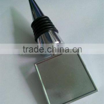 Popular Blank Square Shape Bottle Wine Stopper photo-4