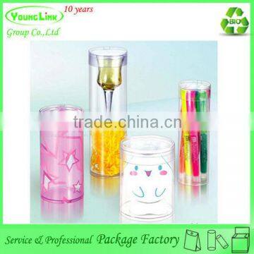 Printing cheap custom round tube gift box