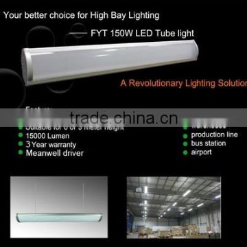 150w Linear Led High Bay Tube with Rechargeable