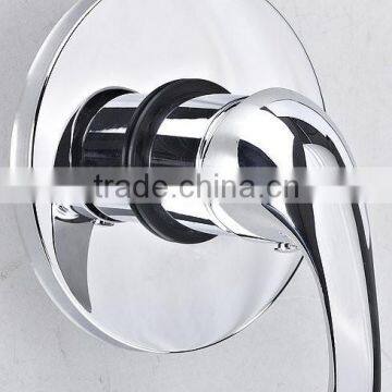 New Design Round Base Single Lever Chrome Finish Brass Shower Mixer