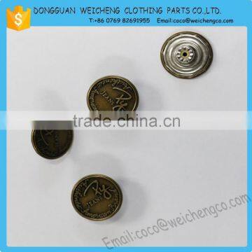 Alloy Shirt Button Series (Hidden Hole) Alloy Shirt Buttons
