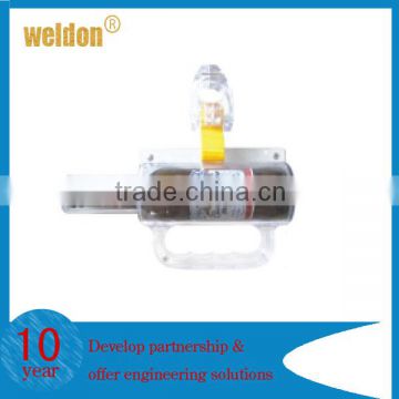 WELDON city yellow belt high quality ABS advertising subway handle