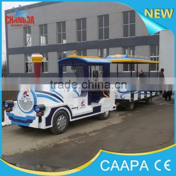 trackless diesel train games!2015 new design Trackless park rides electric train rides amusement games for sale