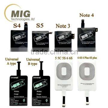 Wireless Charger For Samsung galaxy note 3 QI standard wireless charger pad receiver for Samsung note 3