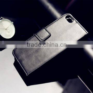 Wholesale manufacture leather flip case cover for apple iphone 5 leather belt clip flip wallet case for iphone 5