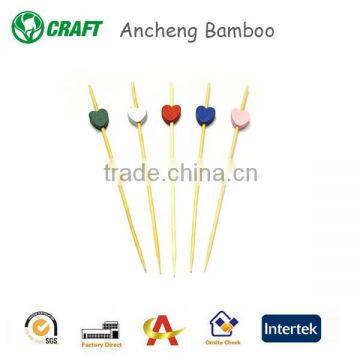 Factory Direct Disposable Cocktail Bamboo Bead Skewer