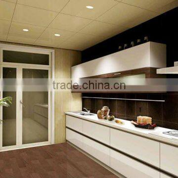 kitchen cabinet straight shape solide decorate