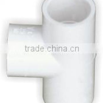 PVC Pipe Fittings pvc equal tee White Color