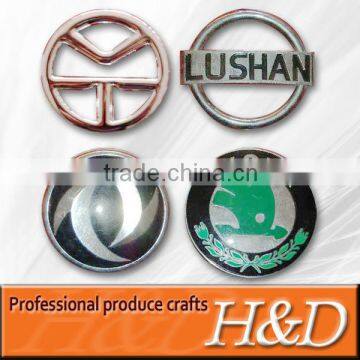 China 2013 hot sales!!!Exquisite Metal car nameplate