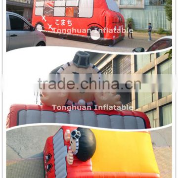 2016 newest inflatable shool bus model jumping boucer, jumper house