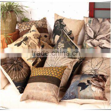 Customized patchwork photo 3D digital printed cushion cover, pillow case