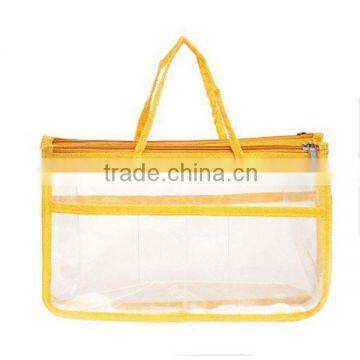 Travel Cosmetic Bag PVC Clear Handbag Organizer Bag photo-5