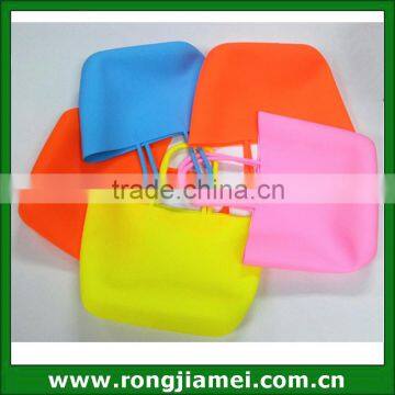 Wholesale Colorful Silicone Patterned Cheap Foldable Beach Bag