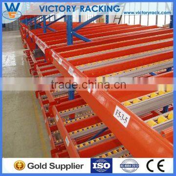 Industrial Carton Flow Rack,Flow through Racks for cartons in Nanjing