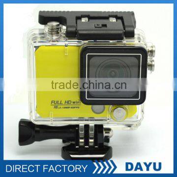 2015 New Arrival WiFi Sport Camera Full HD DVR Sport DV 4K Resolution Helmet Waterproof 50M Action Camera Mini Sports DV