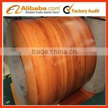 Wooden PPGI Pre-painted Zinc Coated Galvanized 0.13mm-0.8mm Thickness Building Matrial Color Plates Steel Coils