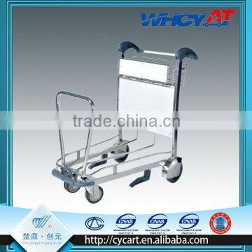 high quality stainless steel airport landside trolley