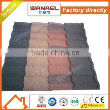 Wanael noise-insulation stone-coated metal roof tile/roof mounted refrigeration unit