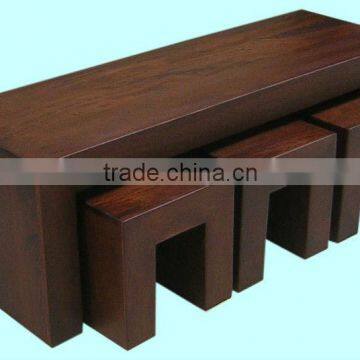 wooden coffee table set,mango wood furniture,living room furniture,home furniture,solid wood furniture,indian wooden furniture