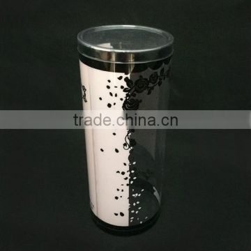 custom printing pvc tube packing with lid