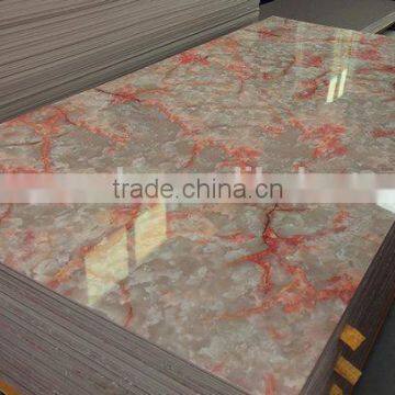 Interior Decoration Pvc Hot-stamping Marble Panel Sheet, Wall Panel photo-2