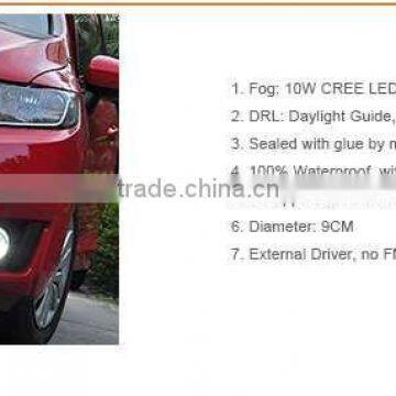 2-in-1 12V CE Certification Universal led drl fog light                        
                                                                                Supplier's Choice