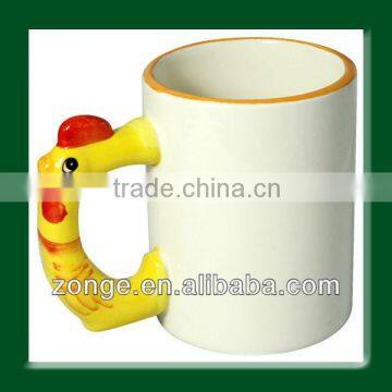 11oz Ceramic Animal Handle Mugs for Sublimation