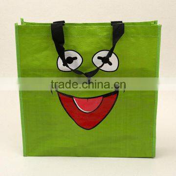 Full printing non woven shopping bag tote bag with logo printed