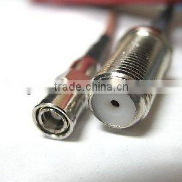 F female to SMB female RF connector adapter