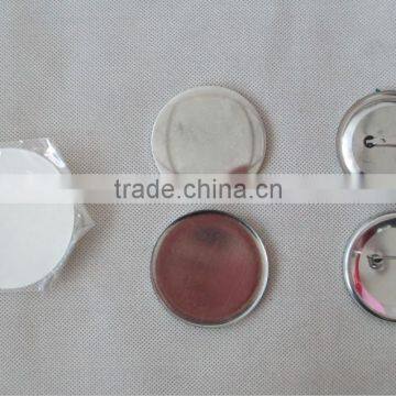 32mm round blank pin badges metal