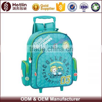 School Teenager's Shoulder Bag with Trolley,backpack for boy