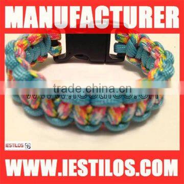 wholesale silicone rainbow loom 550 paracord bracelet