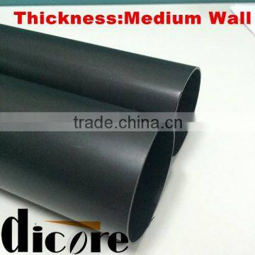 Adhesived heat shrinkable tube for electric cable with medium wall