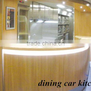 kitchen and dining car of railway&metro light rail&subway,train parts